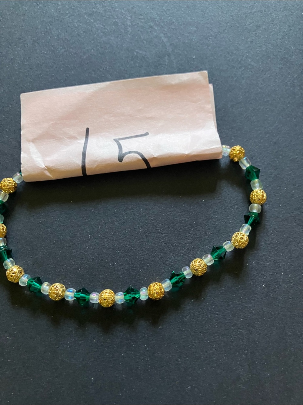 #15 handmade Swarovski bracelet